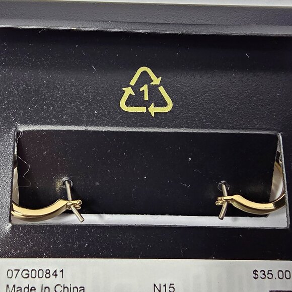 Givenchy Topaz Dangle Teardrop Earrings with CZ accents - Picture 4 of 6